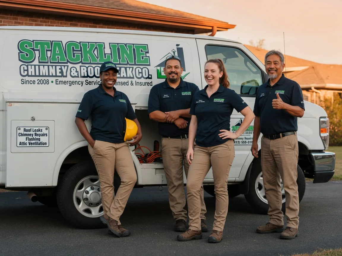 Chimney flashing repair company in Waukomis, OK